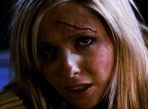 You pulled a nice trick. You came pretty close to smacking me down. What more do you want?
Buffy the Vampire Slayer 7.22 ‘Chosen’ #btvsedit#buffysummersedit#horroredit#zanisummers#usergiles#chewieblog#queenmarissa#buffy summers #buffy the vampire slayer #btvs#mine#flashing gif#tw blood