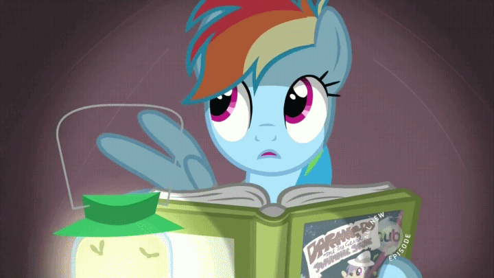 primitivemanprd:  Rainbow Dash + Read It and Weep (S2E16)   Such a cute episode~