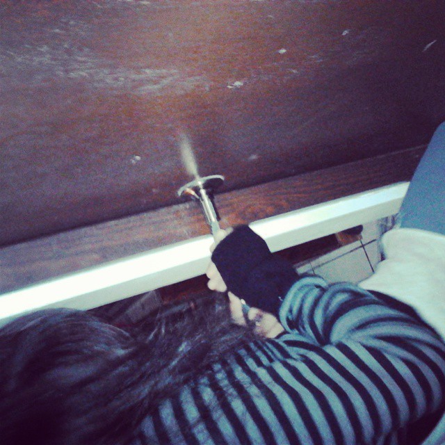 Sacando a nuestra amiga del baño xdd  #lol #baño #friend #adentro #instafriends