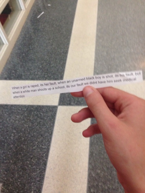 clubpenguinhooker: A person at my school just put these all over the ground and I love it