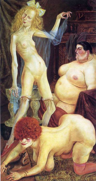 fishstickmonkey:  Three Wenches  Otto Dix WikiArt 