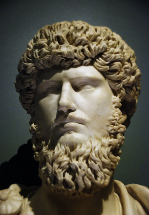 Portrait of Lucius Verus. Second half of II century AD, additions of XVI century. Marble. Galleria E