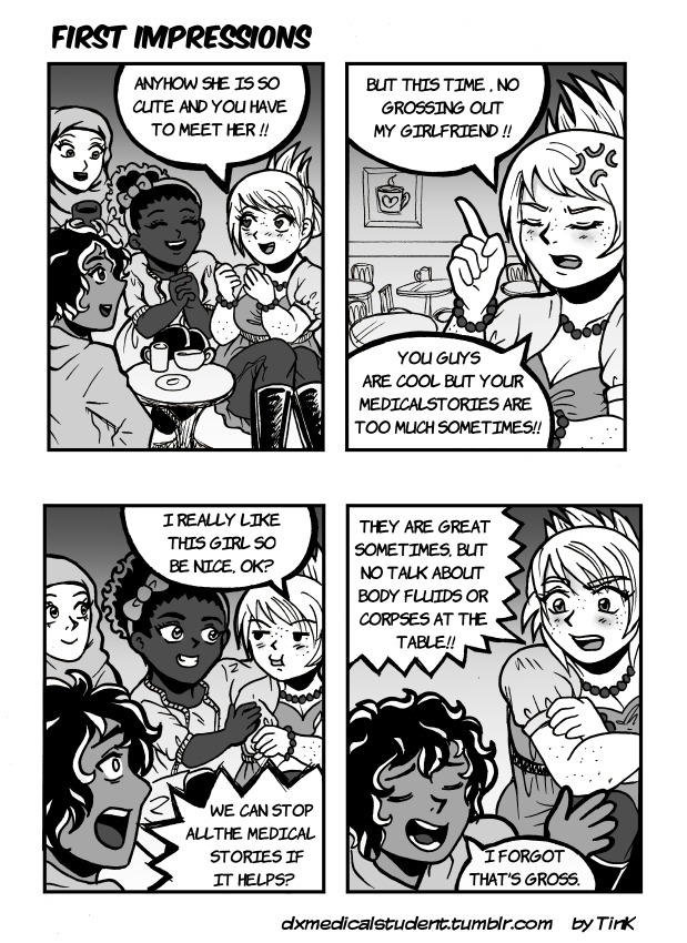 dxmedicalstudent:I genuinely feel for my non-medical friends. When normally gross