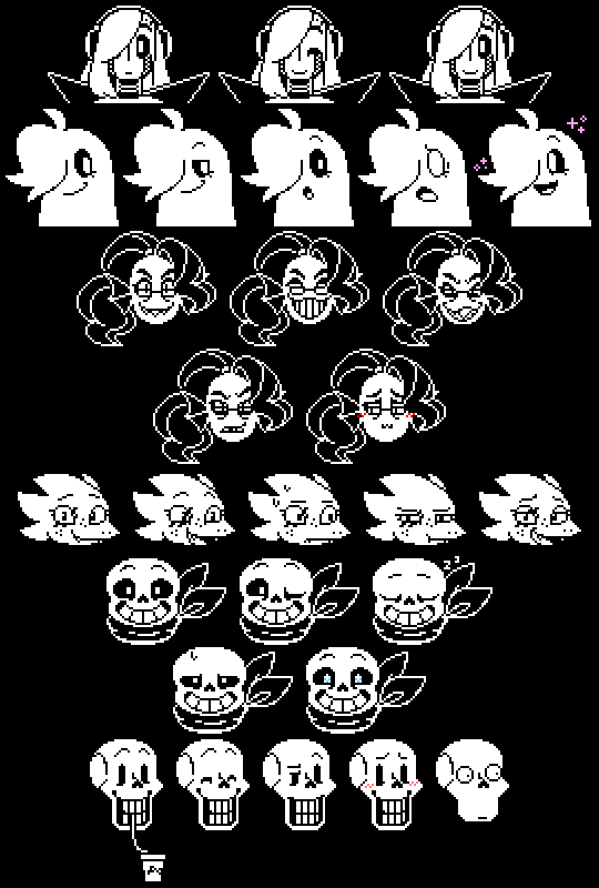 I tried creating my own versions of some Undertale sprites 👍 : r/Undertale