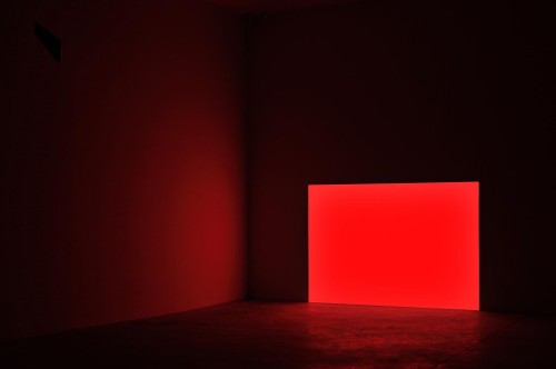 ruiard:James Turrell - Prado, Red, Light Projection Installation, 1967