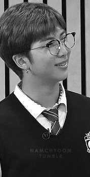 NAMJOONS BIRTHDAY COUNTDOWN:namjoon In Glasses For Anon [cr. Namuspromised, Dwellingsouls, Qdeoks]