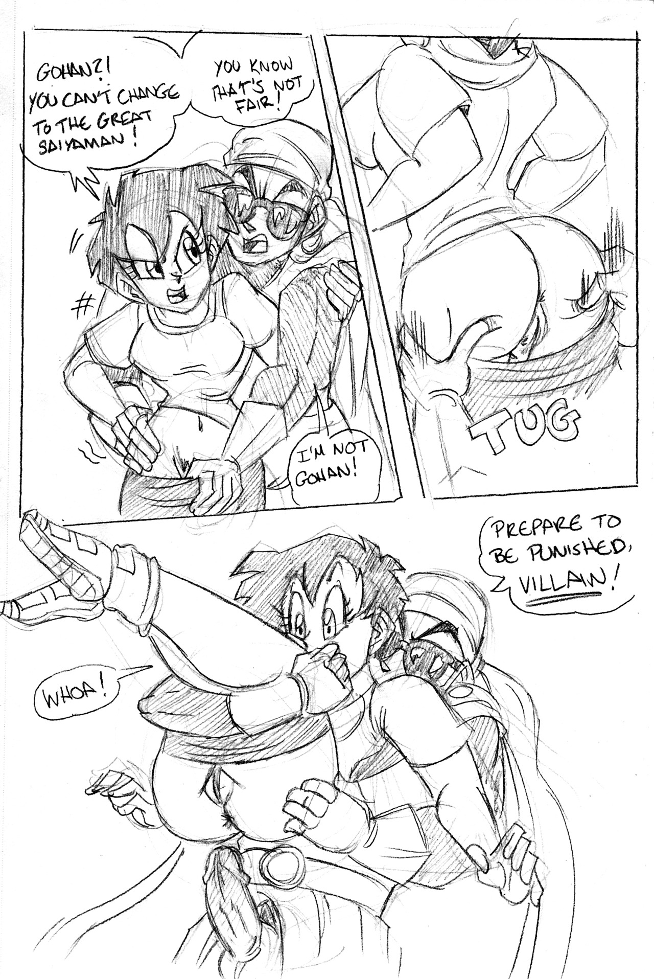 Surprise! Here’s a short GohaxVidel comic! Last night I wanted to challenge myself