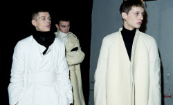  Norman & Dima at Rick Owens A/W13 backstage