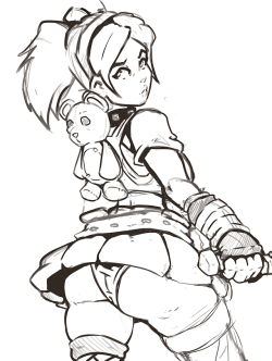 Null-Max: Rough Sketch Of Jo Beth Casey From Timesplitters-3 Sketch Went As Well