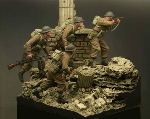 It’s not mine, but damn! Credit: The Battle of Monte Cassino by Günther Sternberg. Scale 1/35