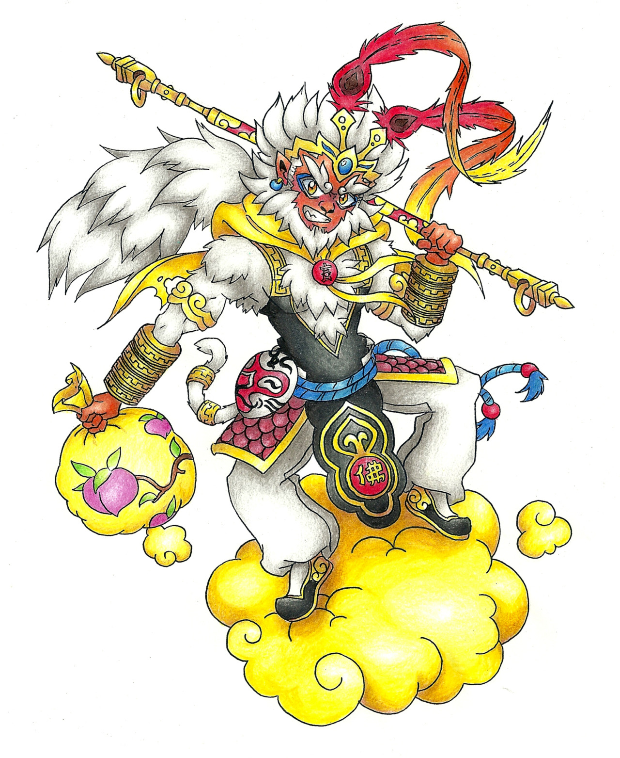 Atmaflare Son Goku Also Know As Sun Wukong And The Monkey