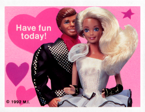 melancholyprince:1992 Barbie Valentines