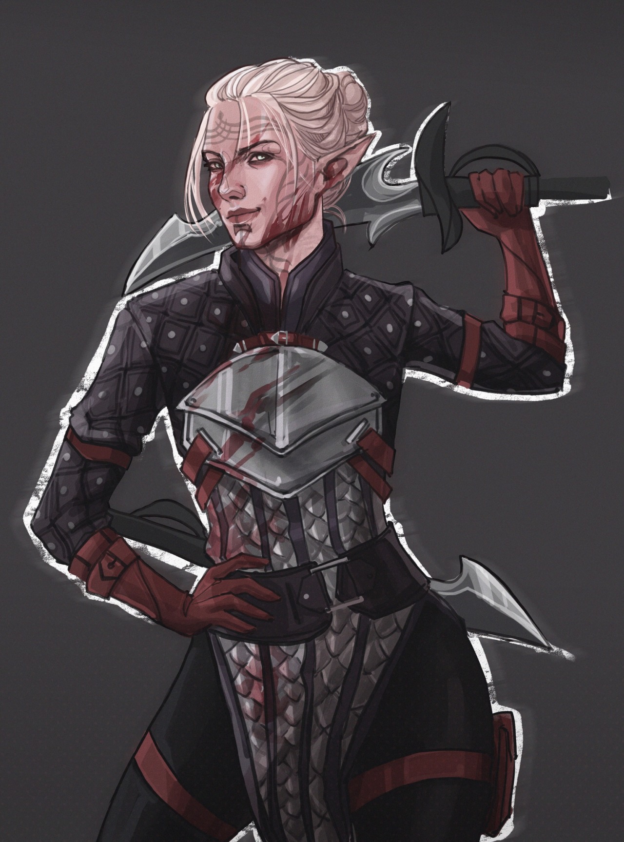 ART] Another commission! Bradan Mahariel, Dragon Age OC turned ranger :  r/DnD