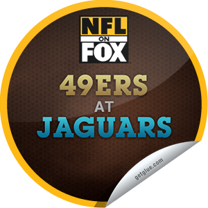      I just unlocked the NFL on Fox 2013: San Francisco 49ers @ Jacksonville Jaguars sticker on GetGlue                      999 others have also unlocked the NFL on Fox 2013: San Francisco 49ers @ Jacksonville Jaguars sticker on GetGlue.com         