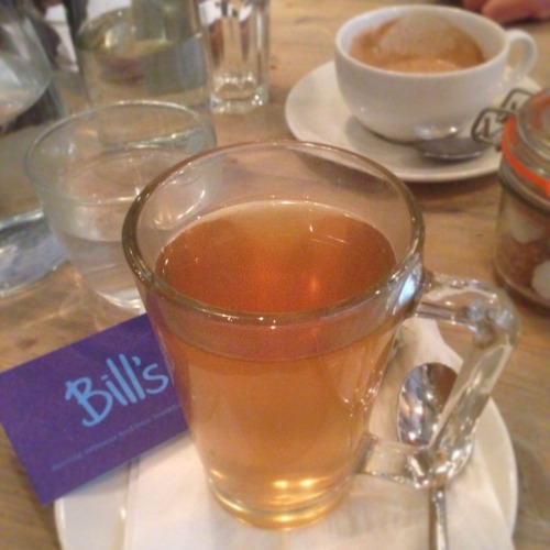 Spiced Chai teabag at Bill’s in Soho, London. A very lightly spiced flavour with a nice scent 