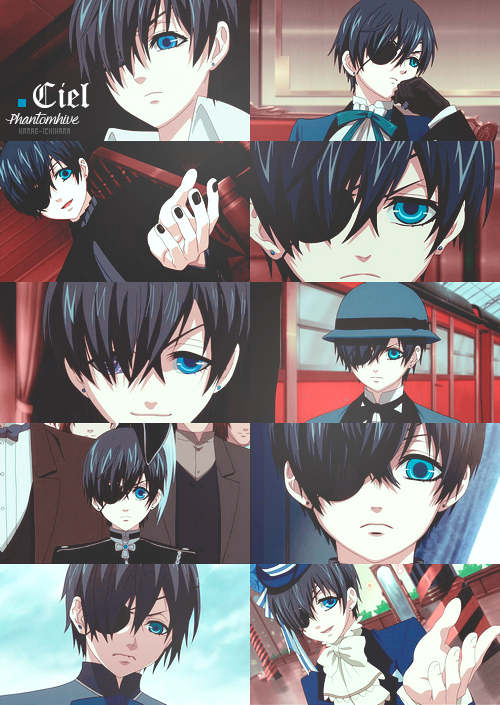     ★   M A L E   C H A R A C T E R S   A L P H A B E T    Letter C: Ciel Phantomhive ➥ Kuroshitsuji ✖ 