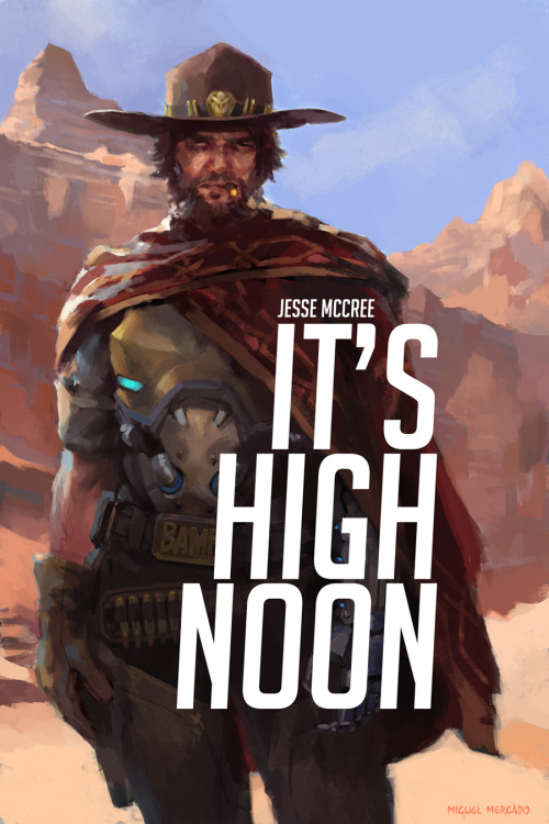 merkymerx:Jesse McCree.Threw in a “movie poster” just for fun :)