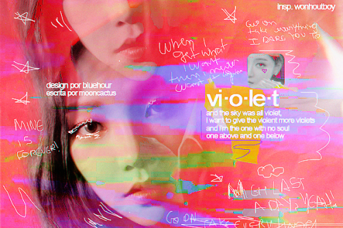 VIOLET — 02/02/21Capa adotada por mooncactus (spirit fanfics);Esta música deu o nome à capa!