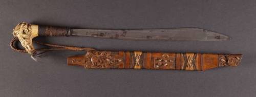 Dayak Mandau sword, Borneo, early 20th century.from Erik’s Edge Tribal Weapons