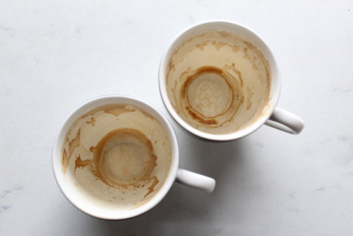 coffeetogogh:i did a little photoshoot with these espresso mugs bc the stain reminded me of the worl