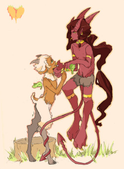 krioboly:  ~Poor little satyr boy  Caught