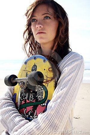 Skate On The Beach