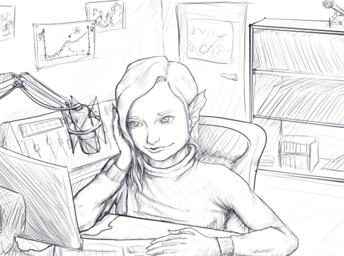 A siren radio host.