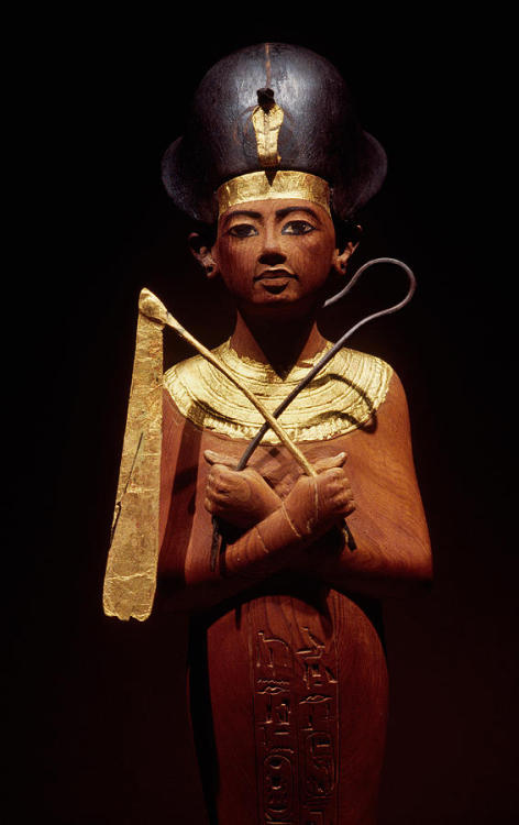 Ushabti of TutankhamunThe ushabti, or funerary, figures were intended to perform work in the place o