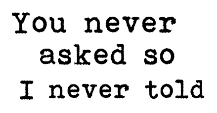 I wonder why..