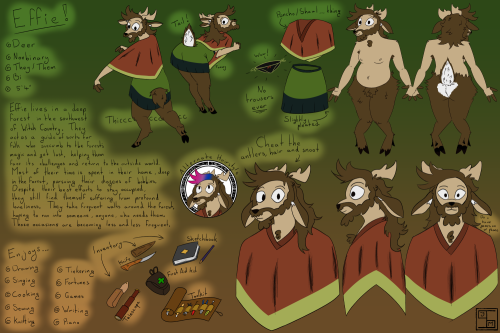 Just A Ref Sheet For Effie, But I Imagine It'll Only Be A Short Time Before I Rework It Again