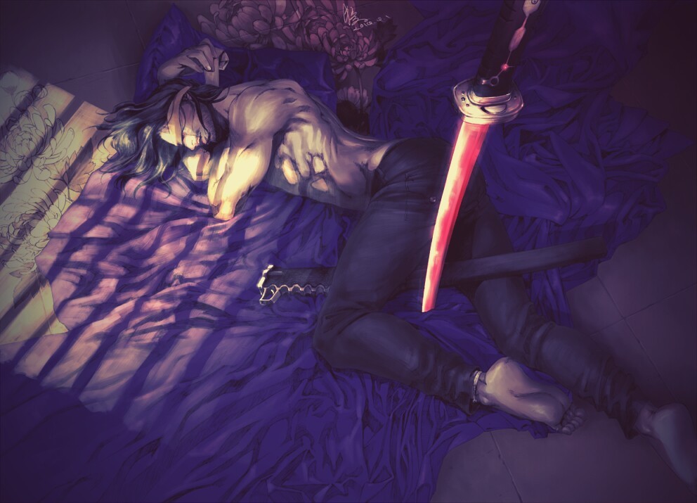 higemen:  Jetstream Sam from Metal Gear Rising: Revengeance by 布団猿. 