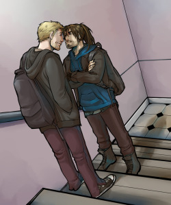 kaciart:  Toll Stop - One kiss to get by. 