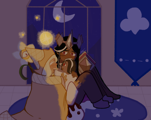 Pure Vanilla, Dark Cacao And Baby Dark Choco Having Fun (+an After Of The Same Room But After The Dark