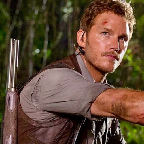 Alpha raptor Chris Pratt in Jurassic World. Where do I sign up to be a motorcycle?