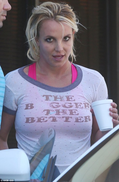 eseheatwave:some of Britney’s best shirts 