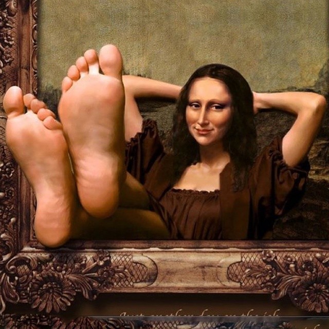 High arch feet fair mona lisa