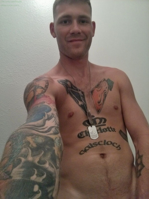 thecircumcisedmaleobsession:  25 year old straight Army hottie stationed in Killeen, TX He’s one hung Irish guy!!!!!