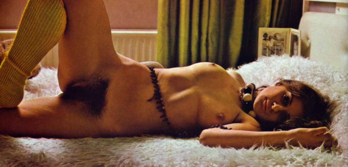 eroticaretro:  Angie Barry posing in Mayfair’s February 1974 issue. The model was