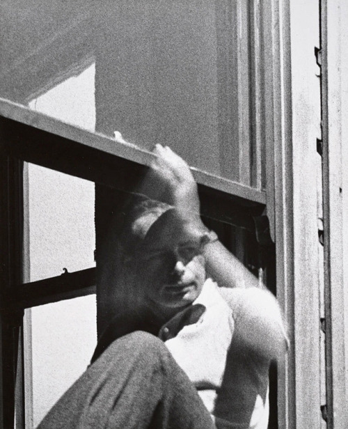 Sliding Window Self Portrait, Photo by John Gutmann, 1934