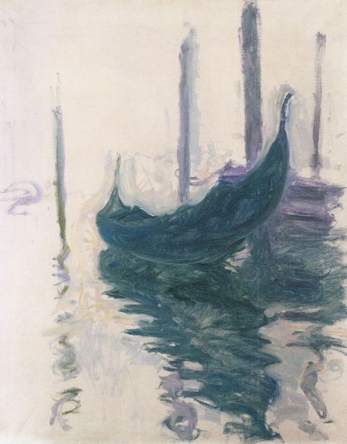 Painting of the Day | 05.05.2016Gondola by Claude Monet (1908)
