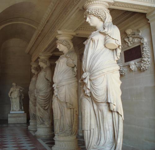 hismarmorealcalm: Jean Goujon  Salle des Cariatides  Palais du Louvre.