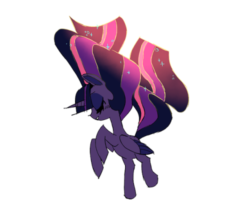 shacklefunk:give her! the sparkle hair! give her the moving sparkle hair!