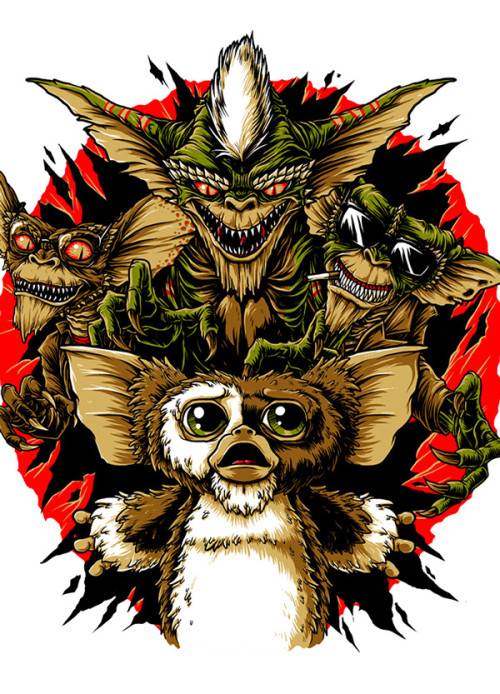 pr1nceshawn:  Gremlins by Carlos Blk. porn pictures