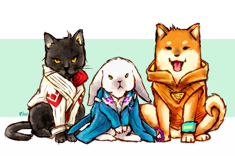 pikuotaku:  before drawing blanche formally I need some practice and this is it 