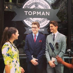 finnharries:  Had an awesome day at the London Mens Collection event. Topman we’re showing their new collection #LCM 