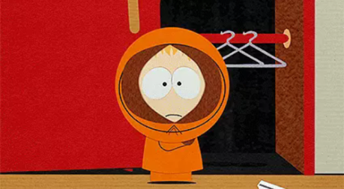 if-trash-could-speak: I took a screenshot of Kenny putting on his parka in Bigger, Longer, and Uncut