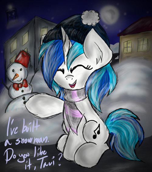 askdjponyvinyl:  I know Octavia has simple shading, but I drew her first a when I was drawing Vinyl I somehow figured how to make shading. I’m still new with tablet. :/  D'aww <3 Vinyl, you so adorable sometimes c: