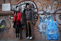 firehouselight:  hahamagartconnect:  YOU AND ME Folks enjoying Zhang Zhaohui’s interactive public art installation ‘You &amp; Me’ set up in the famous 798 Art District in Beijing China. The body shaped metal frames are adult sized with small rocks