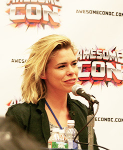 Porn photo thebadddestwolf:  billie piper q&a panel