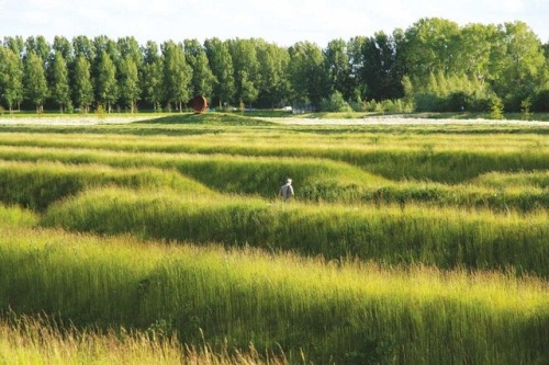 ryanpanos:    How Amsterdam’s Airport Is Fighting Noise Pollution With Land Art | Via Amsterdam’s Schiphol Airport, located just 9 km southwest of the city, is the third busiest airport in Europe and one of the busiest in the world. In an average